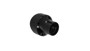 Imagen de PORTALAMPARA RECEPTACULO CURVO AUTORIZADO COLOR NEGRO