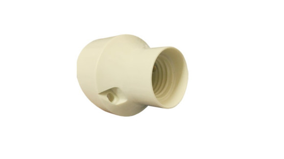 Imagen de PORTALAMPARA RECEPTACULO CURVO AUTORIZADO COLOR MARFIL