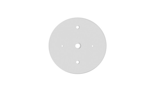 Imagen de TAPA CIEGA REDONDA BLANCA 95MM PARA CAJA CENTRO
