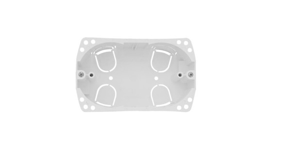 Imagen de CAJA EMBUTIR LLANA BLANCA 3 MODULOS PARA YESO