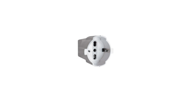 Imagen de FICHA HEMBRA BLANCA SCHUKO 16AMP 2 POLOS+TIERRA