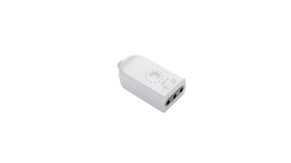 Imagen de FICHA HEMBRA BLANCA 3 EN LINEA 10AMP C/SEGURO