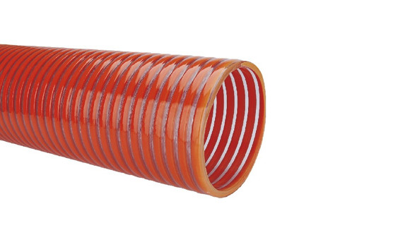 Imagen de ROLLO 25MTS MANGUERA SUCCION PESADA NARANJA 4" PARED 6,9MM