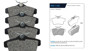 Imagen de PASTILLAS DE FRENO TRAS. CITROEN DS4/DS5/C4 PEUGEOT 3008