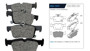 Imagen de PASTILLAS DE FRENO TRASERAS HONDA CIVIC 1.5/2.0 2017