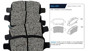 Imagen de PASTILLAS DE FRENO TRAS. CHEVROLET CRUZE 2017-EQUINOX 2018