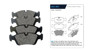 Imagen de PASTILLA FRENO BMW SERIE 3 323I/325I/328I 1990 EN ADELANTE