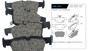 Imagen de JUEGO PASTILLAS CERAMICA TRAS HONDA CIVIC 1.5/2.0