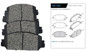 Imagen de JUEGO PASTILLAS CERAMICA HONDA CRV 1.5T 16V 2020. . . CR-V