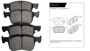 Imagen de JUEGO PASTILLAS CERAMICA FORD BRONCO SPORT/MAVERICK