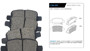 Imagen de JUEGO PASTILLAS CERAMICA TRAS GM CRUZE 1.4 17. . . EQUINOX