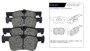Imagen de JUEGO PASTILLAS CERAMICA BMW SERIE 3 316I/316D/318D/