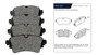 Imagen de JUEGO PASTILLAS TRAS AUDI A4/A5/A7/Q5/Q7 2017. . . (TRW)