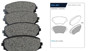 Imagen de JUEGO PASTILLAS TOYOTA RAV4/RAV 42000-2005 (SUMITOMO)