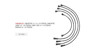 Imagen de JUEGO CABLES BUJIA CHEVETTE/MARAJO/CHEVY 500 1.4/1.6