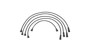 Imagen de JUEGO CABLES BUJIA CHEVROLET OPALA  4 CILINDROS