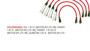 Imagen de JGO CABLES BUJIA VW AGUA . . .86 GOL 1.6/AMAZON/PASSAT/