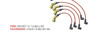 Imagen de JUEGO CABLES BUJIA FORD ECOSPORT 1.0/1.6 AR 1993. . .