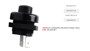 Imagen de BOTON DE ARRANQUE NEGRO MB/FORD/TOYOTA/GM