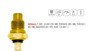 Imagen de SENSOR TEMP PEUGEOT 205/405 1.1/1.4/505 RENAULT 18 DIESEL