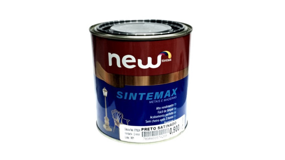 Imagen de SINTEMAX ESMALTE PREMIUM 0,9 LTS NEGRO SATINADO