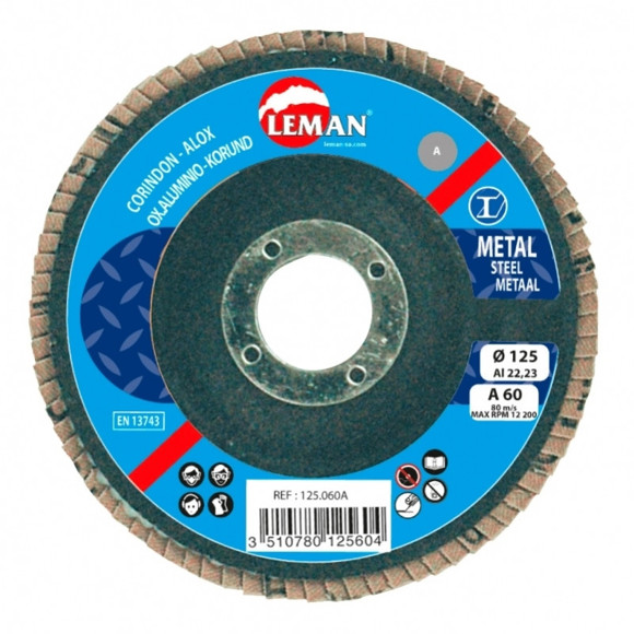 Imagen de DISCO DESBASTE METAL LEMAN 115X6,0X22,23MM