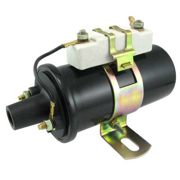 Imagen de BOBINA DE ENCENDIDO UNIVERSAL CON RESISTENCIA SIN MODULO