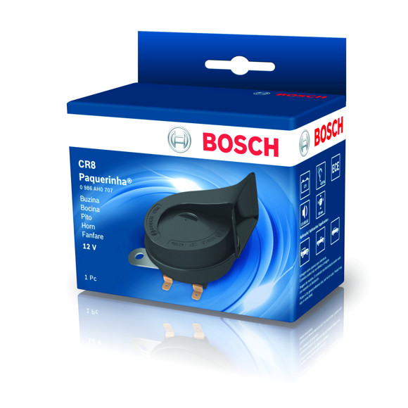 Imagen de BOCINA DOBLE CARACOL BOSCH 12V TONO ALTO/BAJO 410/510HZ