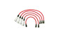 Imagen de JGO CABLES BUJIA VW AGUA . . .86 GOL 1.6/AMAZON/PASSAT/