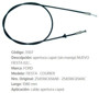 Imagen de CABLE DE CAPOT FORD ECOSPORT/FIESTA 2003 1580MM