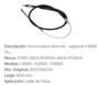 Imagen de CABLE DE FRENO TRASERO FORD F4000 1975 1630MM