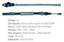 Imagen de CABLE DE FRENO TRASERO F100 1971-/F1000 HASTA 1991 1430MM