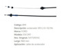 Imagen de CABLE DE ACELERADOR FORD ESCORT XR3/VERONA 2.0I 1993 1160MM