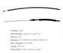 Imagen de CABLE APERTURA DE CAPOT FIAT 147/SPAZIO/OGGI 820MM