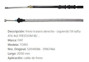 Imagen de CABLE DE FRENO TRASERO DER-IZQ FIAT TORO 1.8 AT6 4X2 2050MM