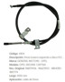 Imagen de CABLE DE FRENO TRASERO IZQUIERDO CHEVROLET CAPTIVA 1450MM