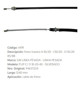 Imagen de CABLE DE FRENO CHEVROLET D20 1985-1988 1214MM