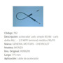 Imagen de CABLE DE ACELERADOR CHEVROLET MEGA 1991 775MM