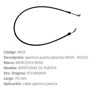 Imagen de CABLE PUERTA DELANTERA DERECHA M-BENZ AXOR/ATEGO 713MM