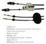 Imagen de CABLE SELECTOR DE CAMBIOS PEUGEOT 208 1340MM