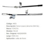 Imagen de CABLE DE FRENO TRASERO DERECHO TOYOTA HILUX SW4 2016 1300MM