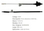 Imagen de CABLE DE FRENO DELANTERO TOYOTA HILUX SW4 2016 980MM