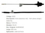 Imagen de CABLE DE FRENO DELANTERO TOYOTA HILUX 4X2 4X4 1145MM