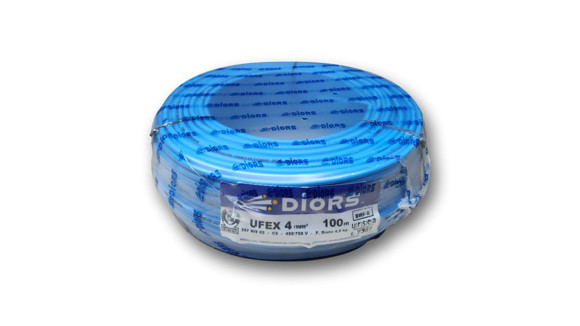 Imagen de ROLLO 100MTS CABLE 4MM AZUL UNIPOLAR