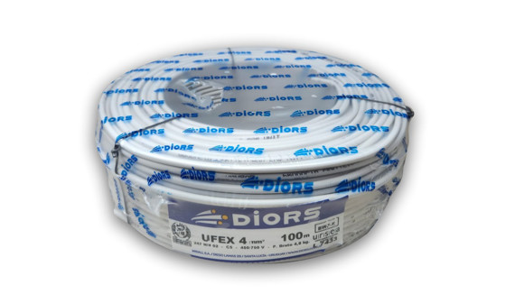 Imagen de ROLLO 100MTS CABLE 4MM BLANCO UNIPOLAR