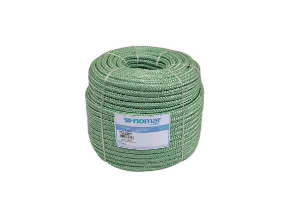 Imagen de CARRETE DE 70 MTS DE CUERDA TRENZADA PET 14 MM VERDE