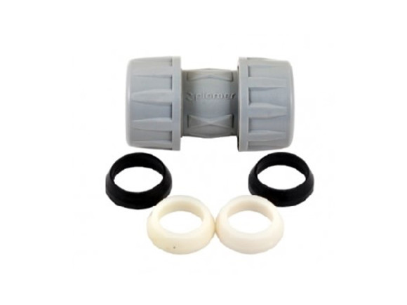 Imagen de 25 ACOPLES 13MM 1/2" UNION SELLADO P/REPARAR TUBERIAS GALV.