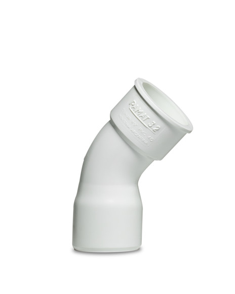 Imagen de CONEXION CODO 45° HH 50MM PVC CEMENTADO