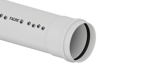 Imagen de CONEXION TUBO CLOACAL 110MM X 3MTS PVC JUNTA ELASTICA