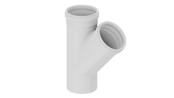 Imagen de CONEXION RAMAL 45° MH 100X100MM PVC CEMENTADO